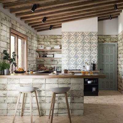 Merola Tile Atelie Apollini 5-7/8" x 11-7/8" Ceramic Wall Tile