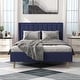 preview thumbnail 8 of 145, Alazyhome Upholstered Platform Bed Frame