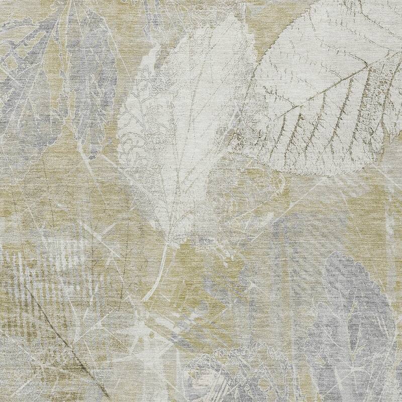 HomeRoots Floral Transitional Rectangle Outdoor Rug