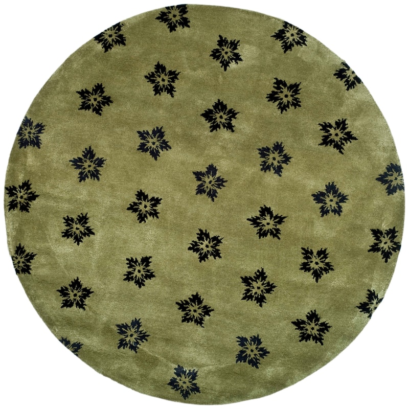 SAFAVIEH Handmade Soho Teela Leaves N.Z. Wool Rug