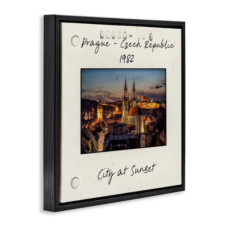 Stupell Prague Travel Cityscape Framed Floater Canvas Wall Art Design By Danita Delimont