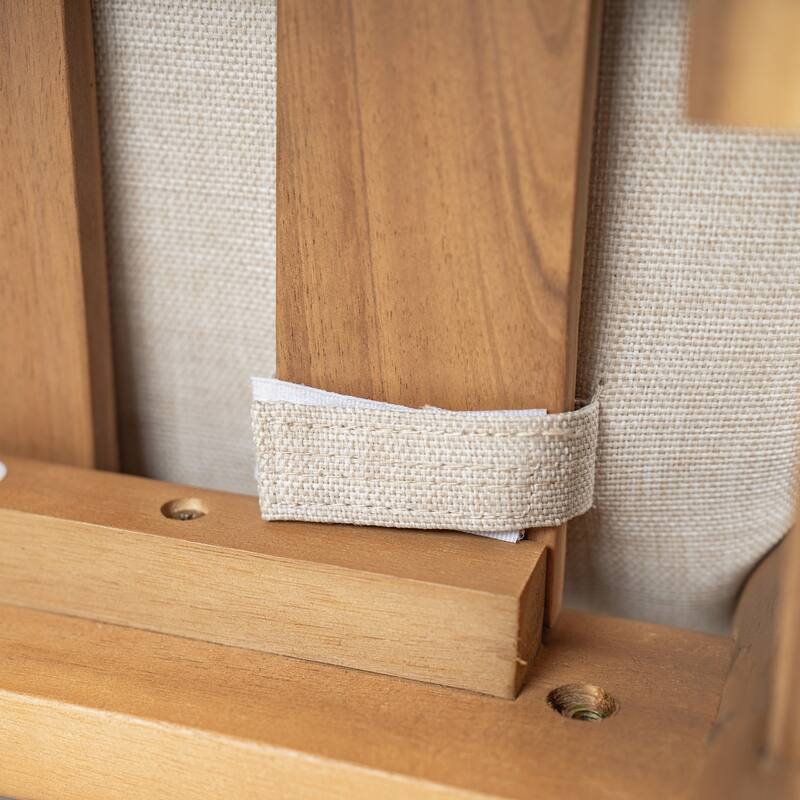Outdoor Acacia Wood Lounge Chair