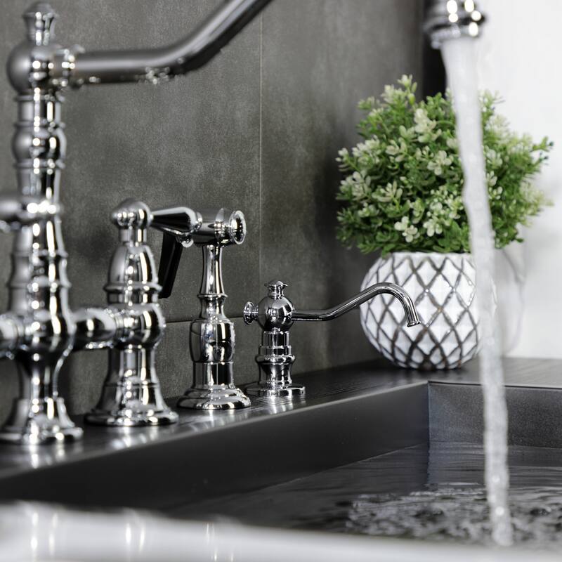 Vintage Curved Nozzle Metal Soap Dispenser