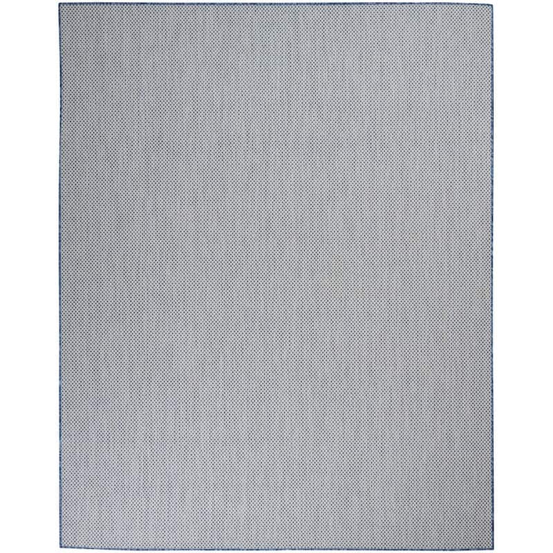 HomeRoots Contemporary Rectangle Outdoor Rug - 7' X 10'