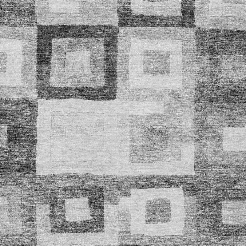 HomeRoots Geometric Transitional Rectangle Outdoor Rug