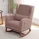 preview thumbnail 33 of 89, HOMYKA Teddy Nursery Rocking Chairs with Foot Rest
