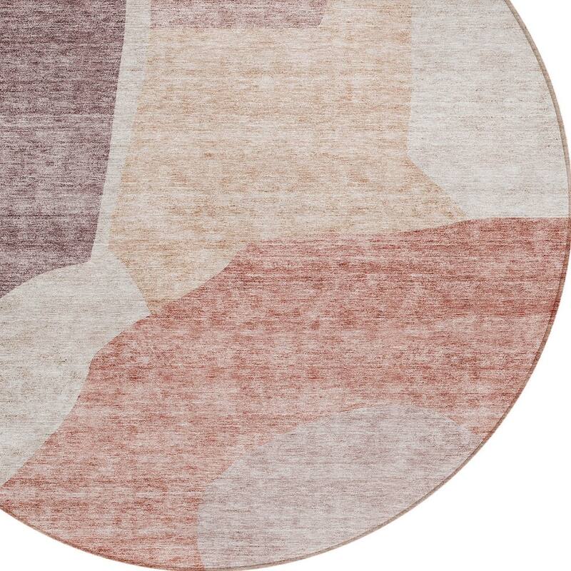 HomeRoots Abstract Transitional Rectangle Outdoor Rug