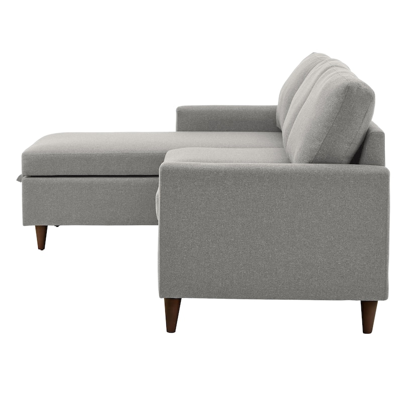 Parker L-shaped Sofa with Storage Chaise by iNSPIRE Q Modern