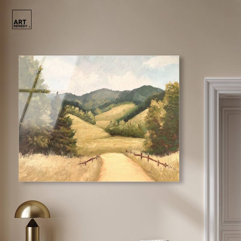 Summer Fields Acrylic by Art Remedy, Ready to Hang