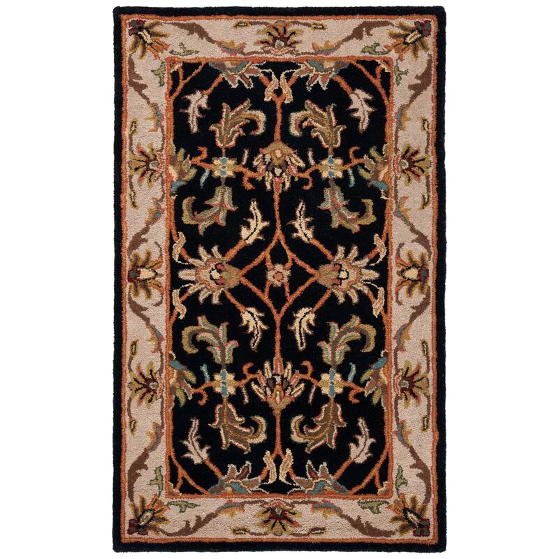 SAFAVIEH Handmade Heritage Sharee Traditional Oriental Wool Rug