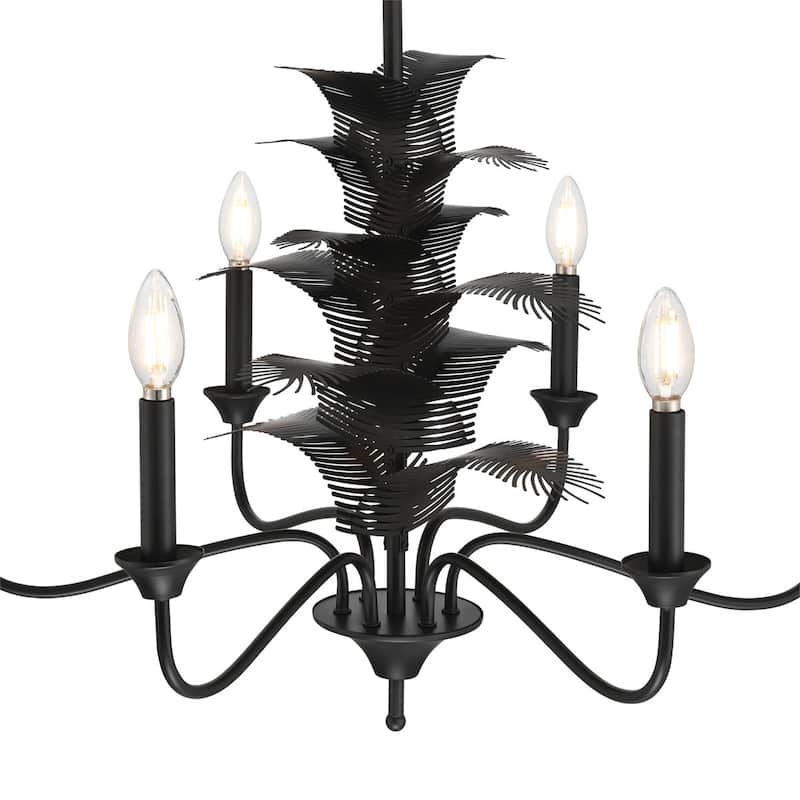 Acroma 6 - Light Steel Dimmable Classic/Tradition Chandelier