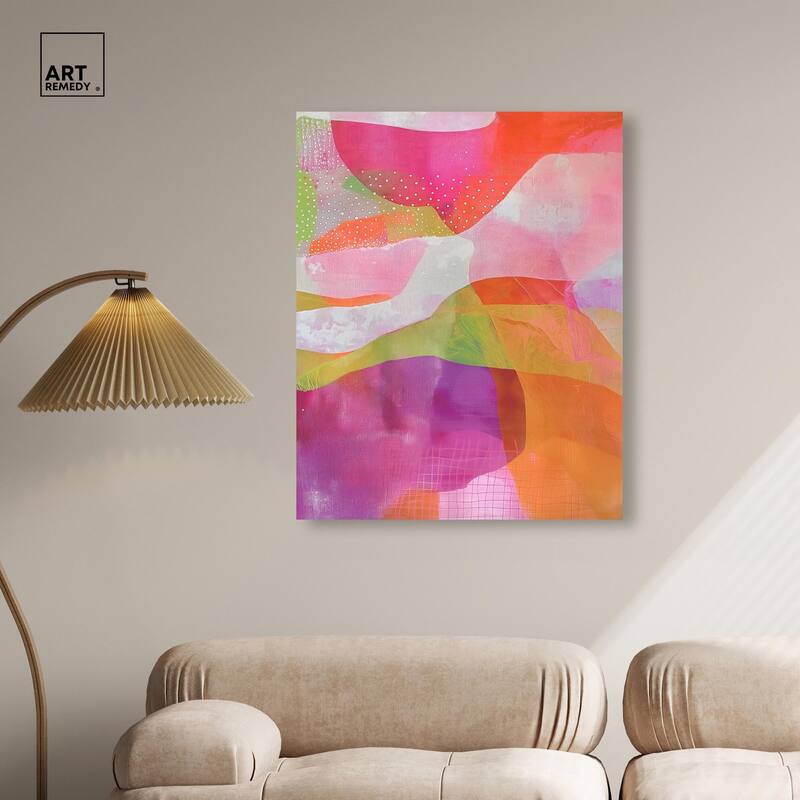 Garnet Gleam I Canvas by Art Remedy, Gallery Wrapped