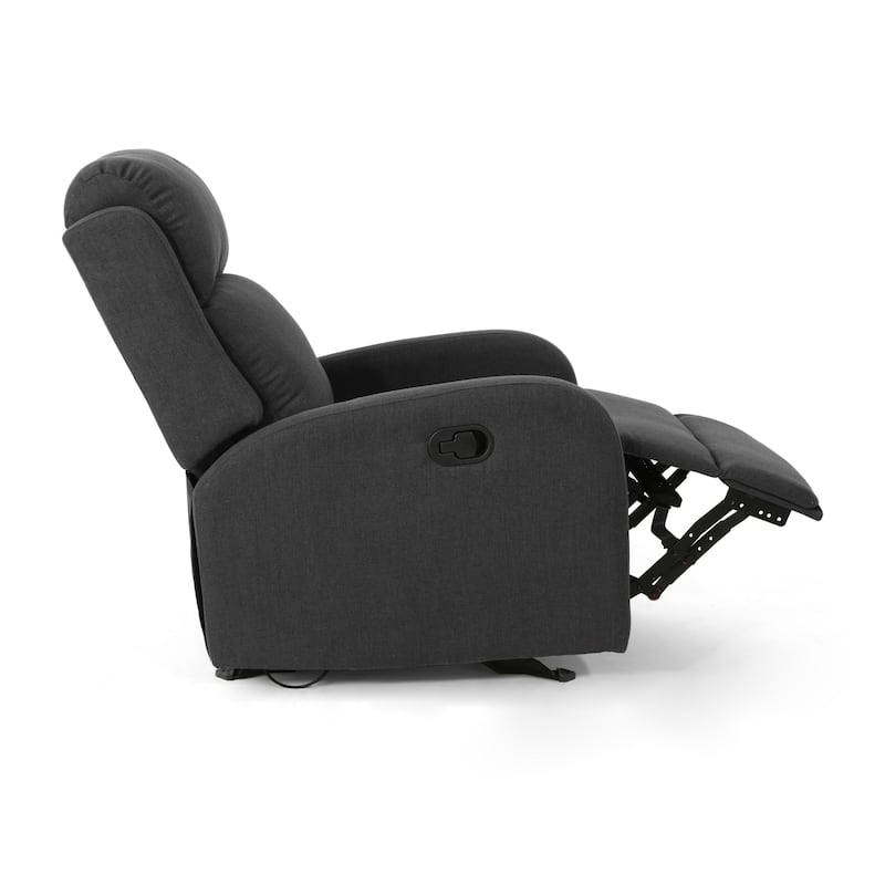 25" Wide Manual Rocker Recliner, High Back Leisure Chair for Living Room Upholstered Single Sofa Chair for Bedroom
