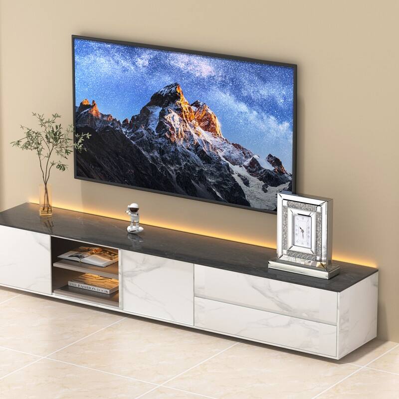 Desk Clock Large Wall Clock Crushed Diamond Mirrored Clock Table Top Decorative Clock for Home Decoration - 12x4x13 inch