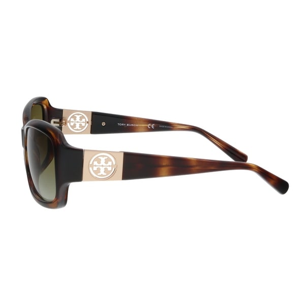 tory burch metal trim matte sunglasses