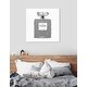 preview thumbnail 10 of 13, Oliver Gal 'Silver Classic Number 5' Fashion and Glam Wall Art Canvas Print - Gray, White