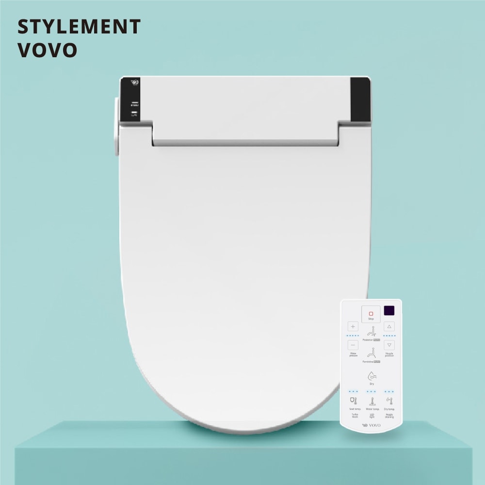 VOVO Stylement Electric UV LED Sterilization Bidet Toilet Seat With Remote, Elongated