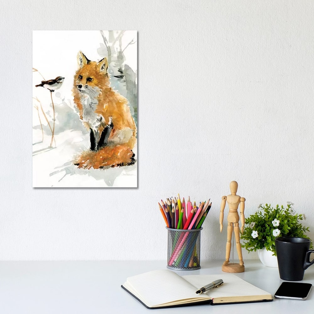 iCanvas "Fox and Friend" by Carol Robinson Canvas Print