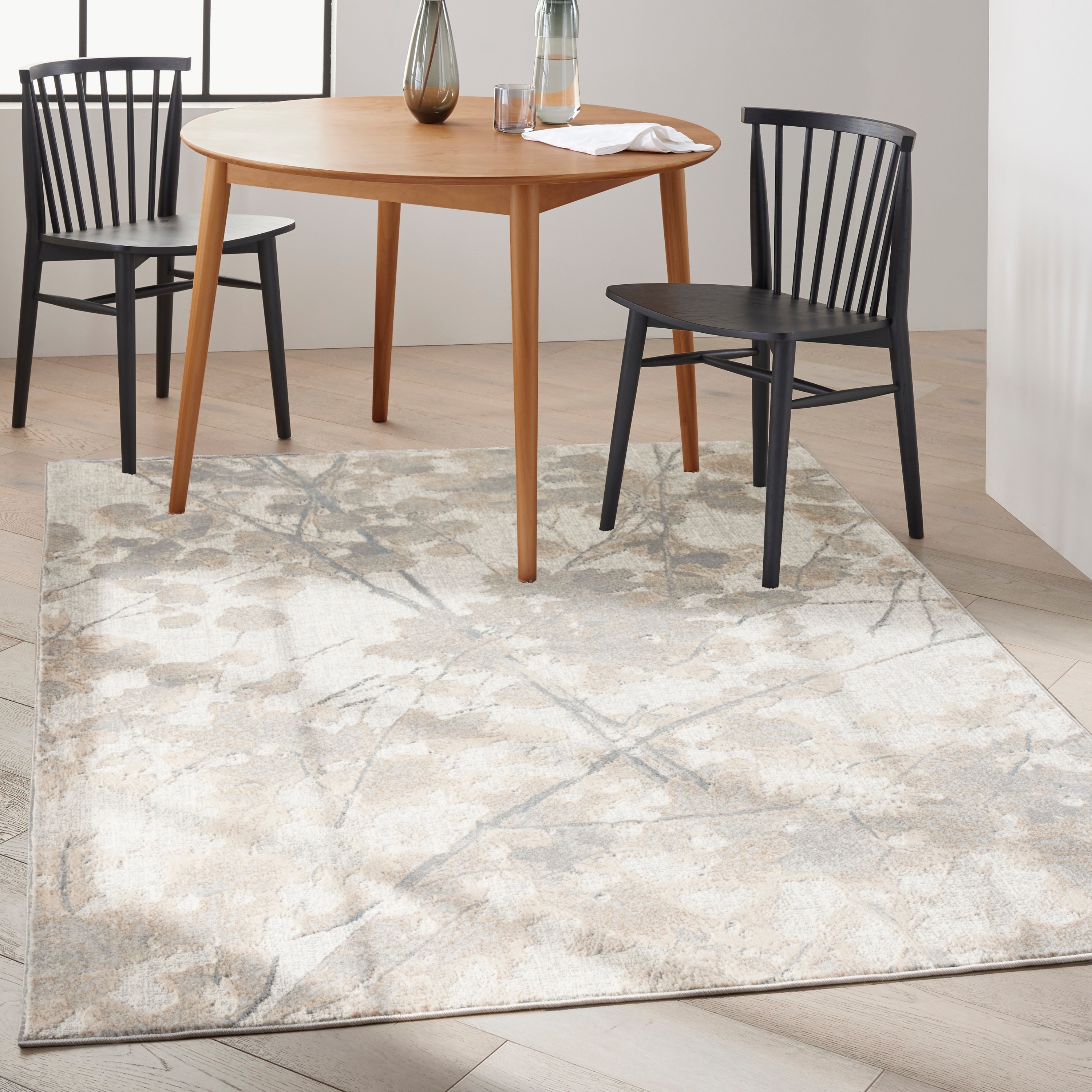 Calvin Klein CK950 Rush Indoor only Grey Abstract Area Rug