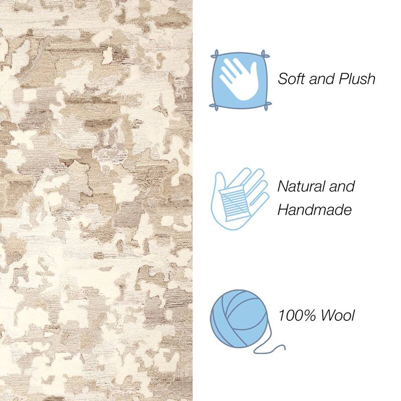 Liora Manne Hana Abstract Indoor Rug Natural