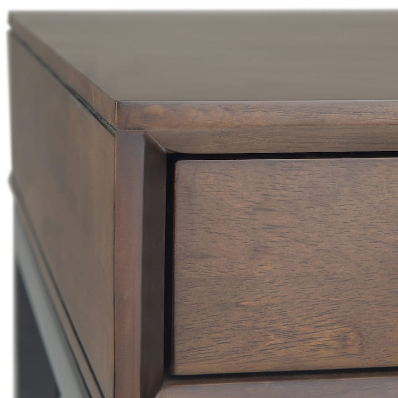 WYNDENHALL Devlin SOLID WOOD Industrial 72 inch Wide Wide Desk