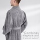 preview thumbnail 22 of 44, American Soft Linen Cotton Turkish Bathrobes Soft Absorbent Men Robes