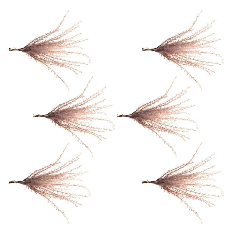 Harvest Fall Artificial Plume Bundle Spray - 19" - Set of 6
