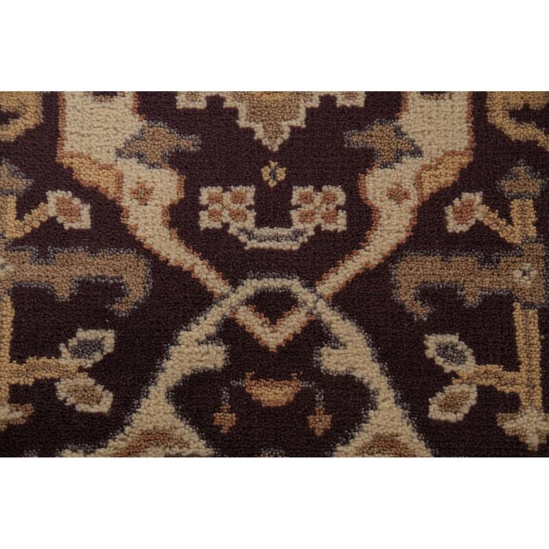 Oushak Oriental Runner Rug Handmade Red Wool Carpet - 2'6" x 9'10"