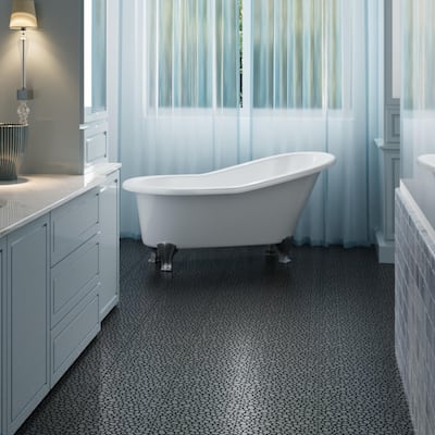 12 x 12 Inch Black Interlocking Deck Tiles Plastic Waterproof - 12.00" * 12.00" * 0.56