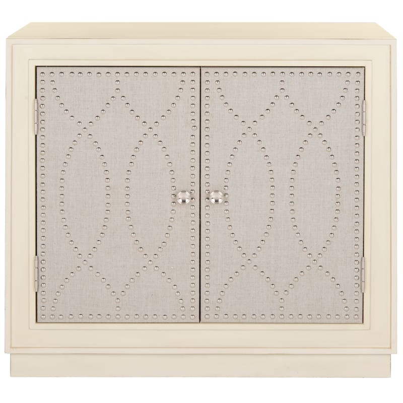 SAFAVIEH Ala 2-Door Storage Chest - 32Wx16Dx29H - Antique Beige