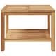 preview thumbnail 13 of 40, vidaXL Coffee Table Brown Solid teak wood