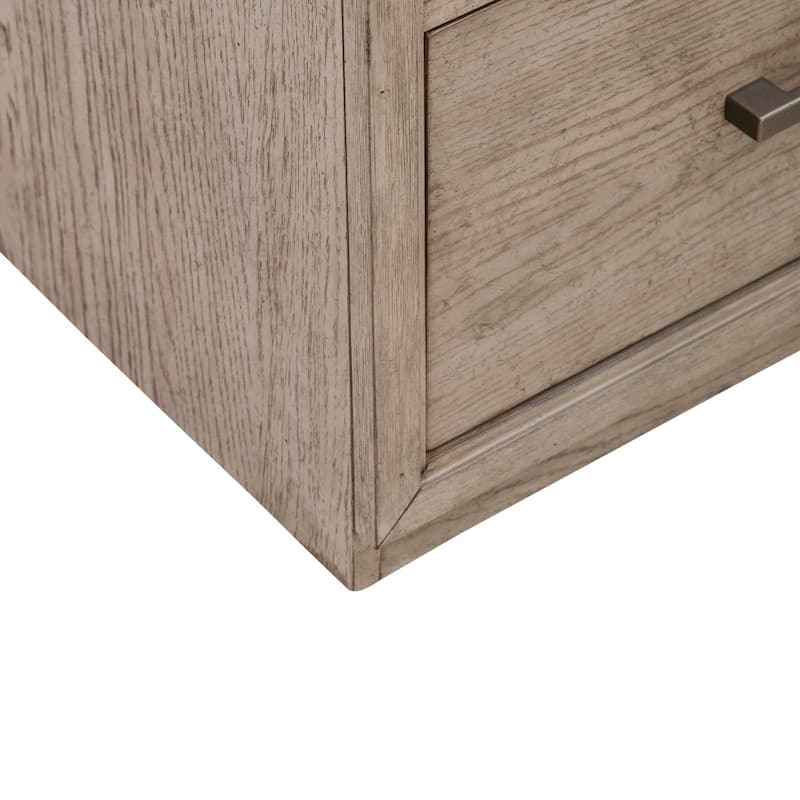 City Scape Burnished Beige Entertainment Center with Piers