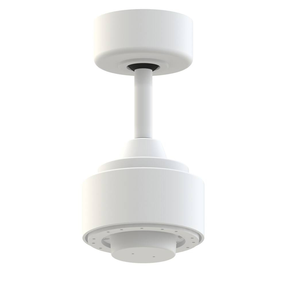 Fanimation TriAire Custom Indoor/Outdoor Smart Ceiling Fan DC Motor with Remote - Matte White