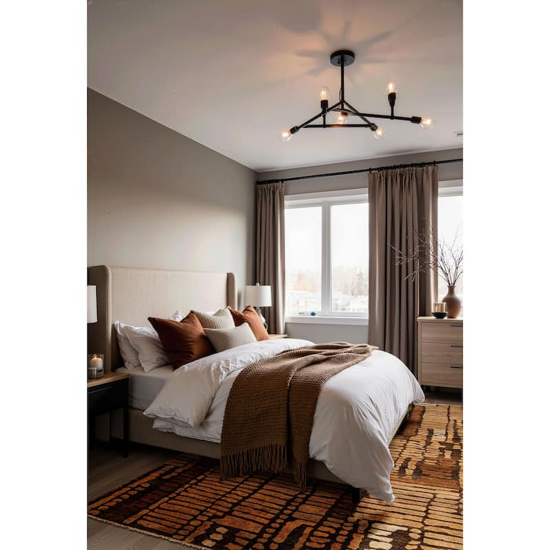 ECARPETGALLERY Hand-knotted Tangier Brown Wool Rug - 8'2 x 9'9