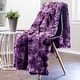 preview thumbnail 86 of 111, Chanasya Faux Fur Wolf Throw Blanket With Reversible Sherpa