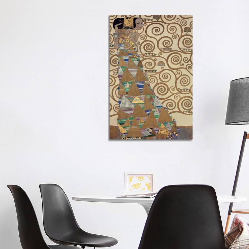 iCanvas "Expectation" by Gustav Klimt Canvas Print - 40x26x1.5