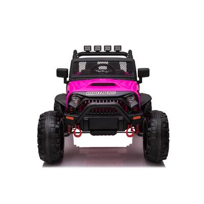 Feature-Packed 24V JEEP Double Drive Ride-on Car for 2 Kids Ages 1-8 with Parent Remote Control and Exciting Features
