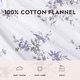 preview thumbnail 66 of 92, Laura Ashley Printed Cotton Flannel Sheet Set