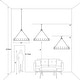 preview thumbnail 13 of 11, Acroma 24-light 47In Modern Farmhouse Large Wagon Wheel Chandelier - 47 inches