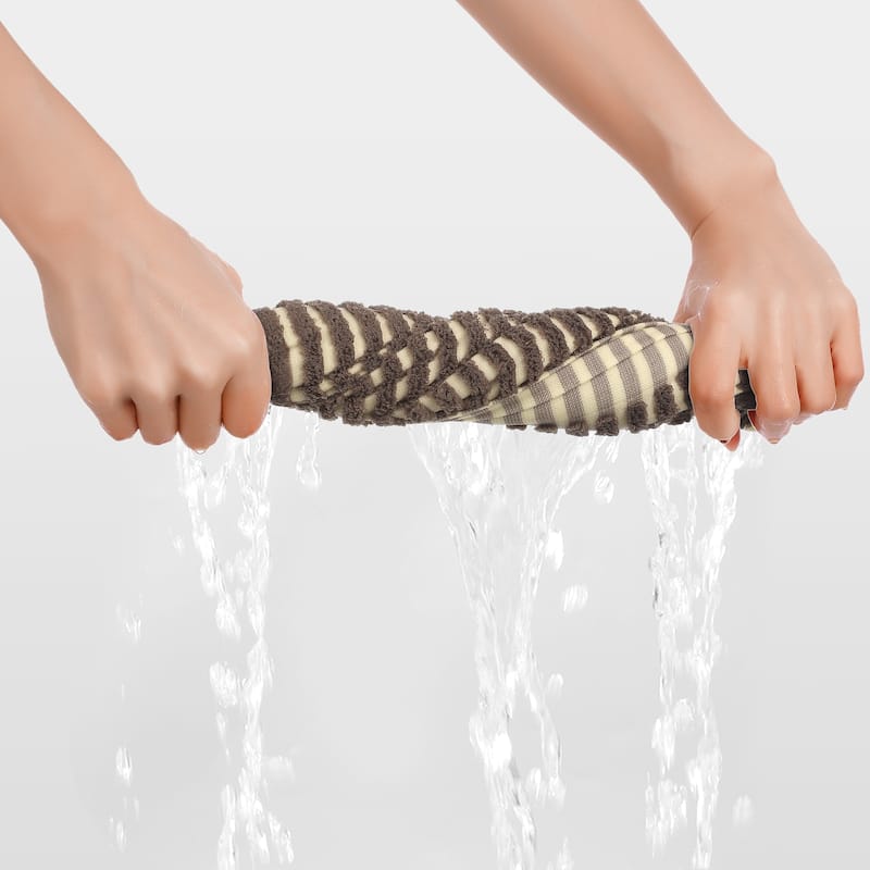 100% Cotton Striped Hand Towels, Soft Absorbent Quick Drying Towel Sets for Home, Hotel, Gym