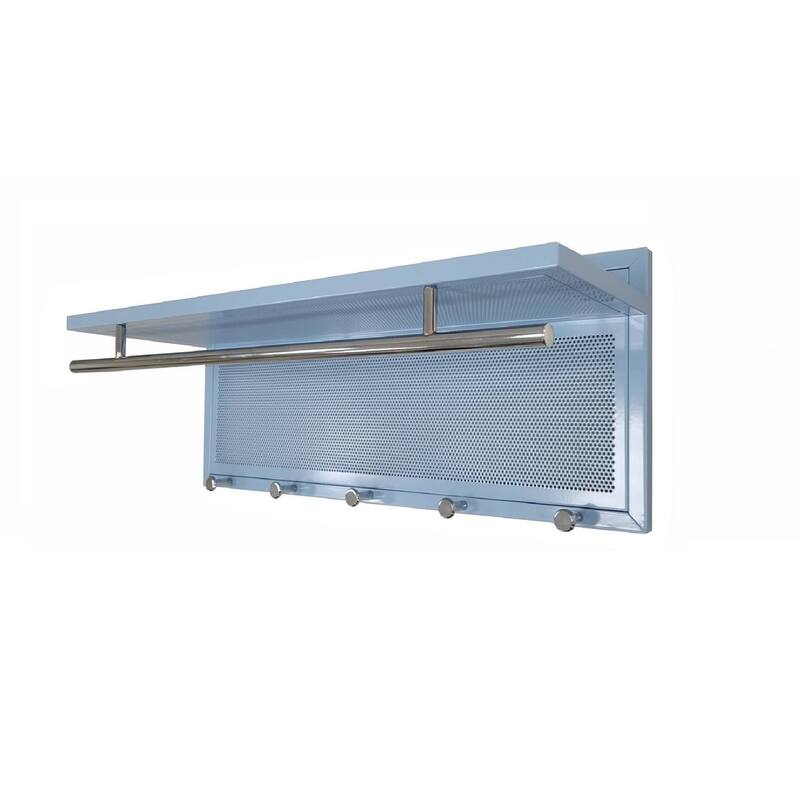 Esyspot Metal Powder Coating Hook Wall Mounted with Shelf