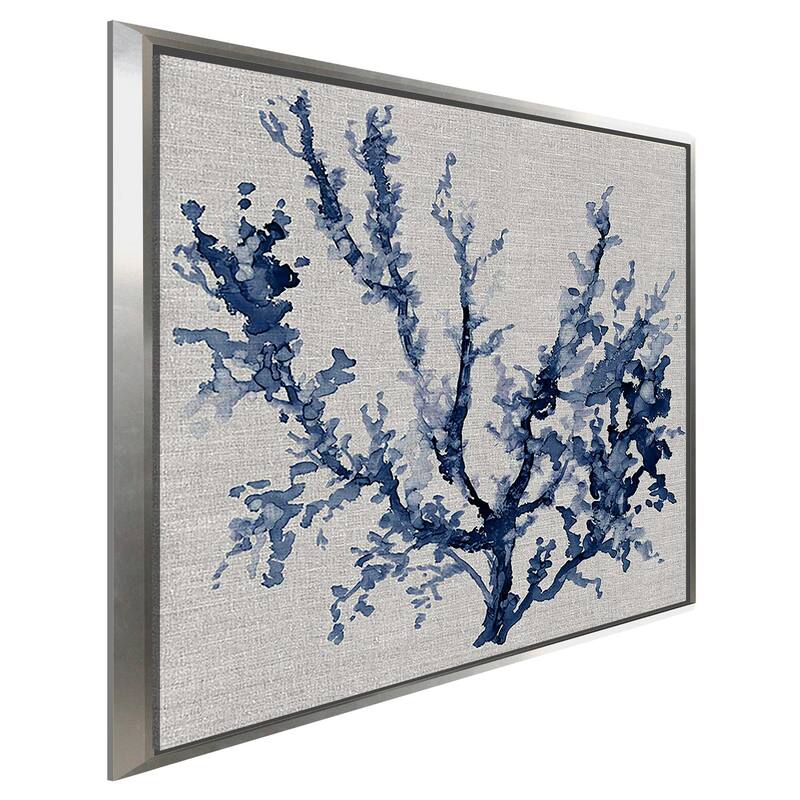 "Linen Sea Coral III" Print on Floating Canvas