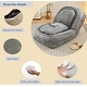 preview thumbnail 11 of 22, Roomfitters Lazy Sofa Couch ,5 Adjustable Position,sit,sleep,fold,suit to put in bedroom, living room ,Space Saving Design