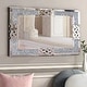 preview thumbnail 1 of 10, Glam Crystal Accent Diamond Art Wall Mirror 36"x24"