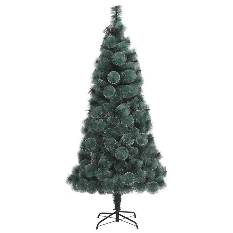 vidaXL Artificial Pre-lit Christmas Tree with Ball Set and Pinecones Xmas Tree