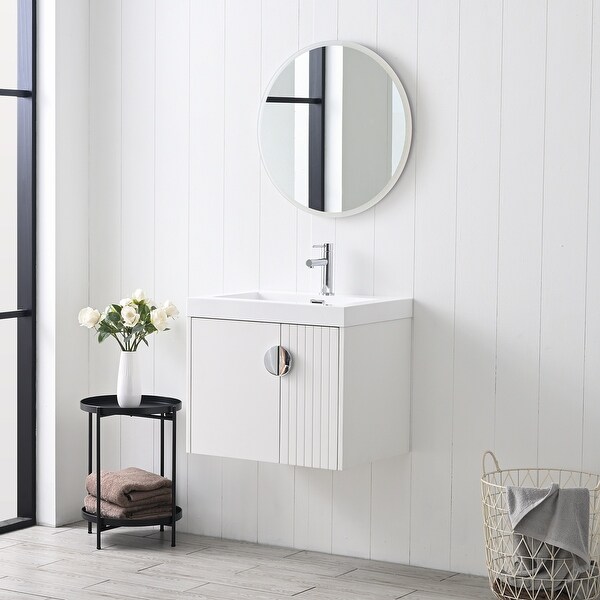 Vanity u top shaped under sink