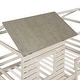 preview thumbnail 8 of 7, Antique White Reliable Twin Over Twin Loft Bed with Safety Features