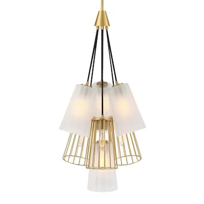 Designers Fountain D328M-7CH Liana 7 Light 18" Wide Chandelier