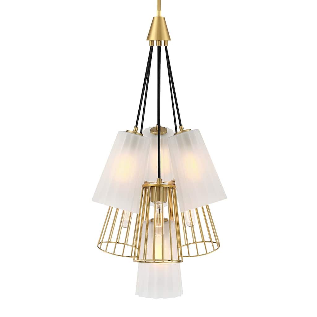 Designers Fountain D328M-7CH Liana 7 Light 18" Wide Chandelier