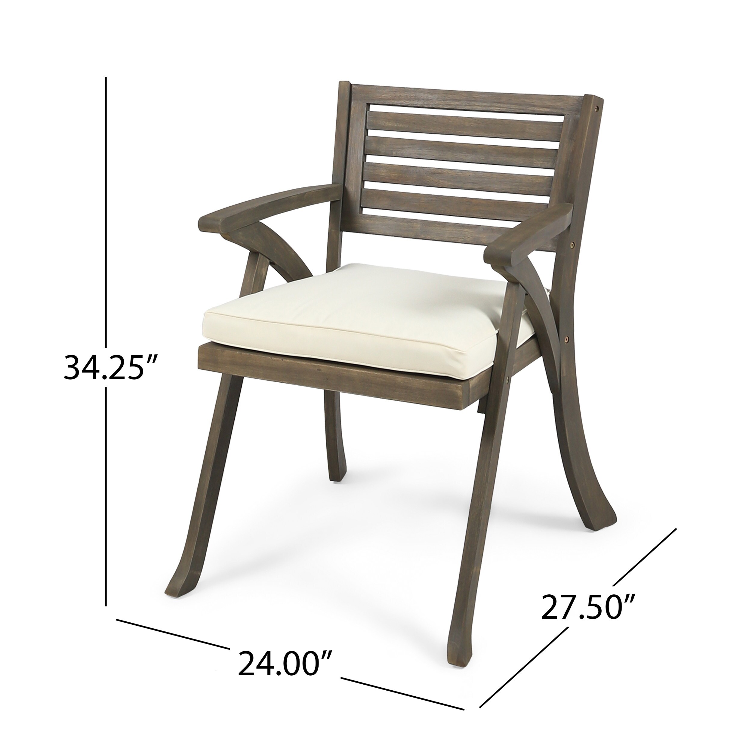 Coyne acacia 3 piece outdoor 2025 set